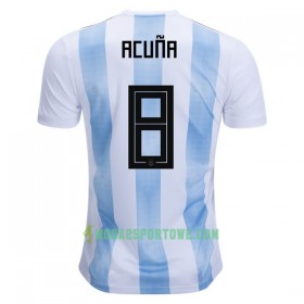 Koszulka Argentyna Acuna 8 Mistrzostwa Świata 2018 Domowe Stroje Piłkarskie